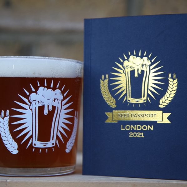 Beer Passport (London) and 2/3 Pint Tubo Glass